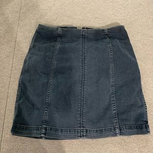 Dark free people skirt